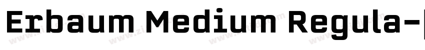 Erbaum Medium Regula字体转换